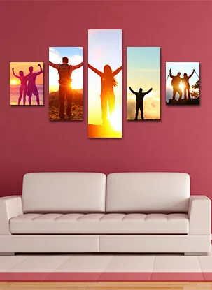 Canvas print wall displays - Diamond-L